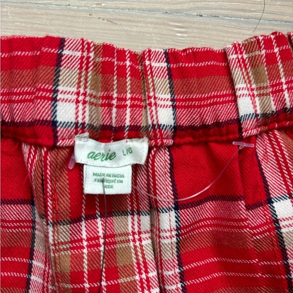 CUTE Aerie Plaid Skirt - size Large - Picture 2 of 4